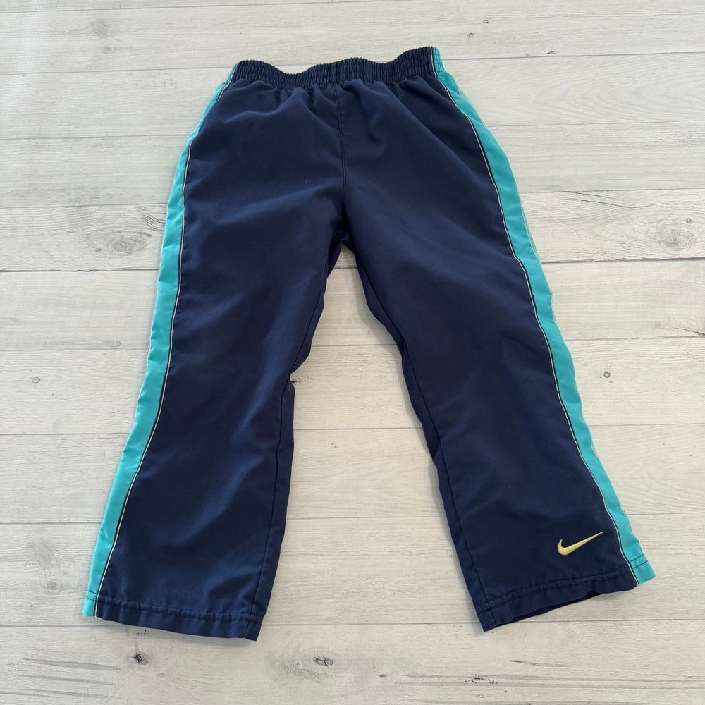Nike boys wind pants track pants blue 3T
